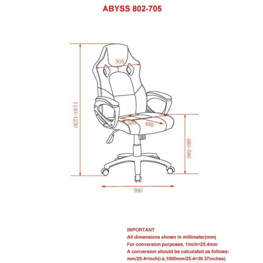 Abyss Home Office Chair in