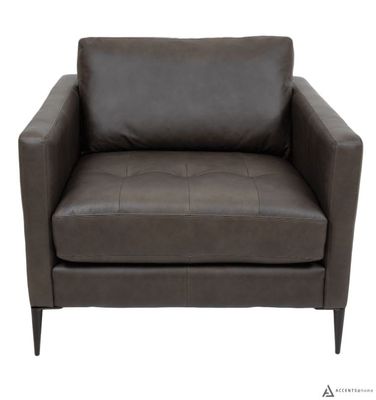 Vista Leather Chair - Montana Charcoal