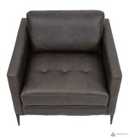 Vista Leather Chair - Montana Charcoal