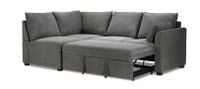 Portland Pull Out Sleeper Sectional with ottoman