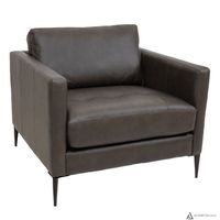 Vista Leather Chair - Montana Charcoal