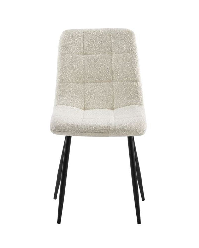 Lucas Fabric Dining Chair - Pearl Boucl'e