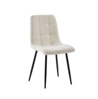 Lucas Fabric Dining Chair - Pearl Boucl'e