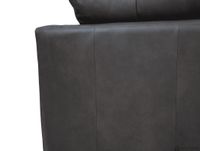 Vista Leather Loveseat -  Montana Charcoal