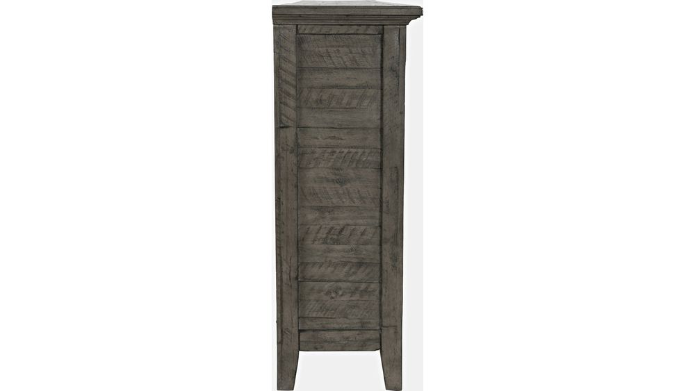 Rustic 6 Door High Cabinet 70" - Stone