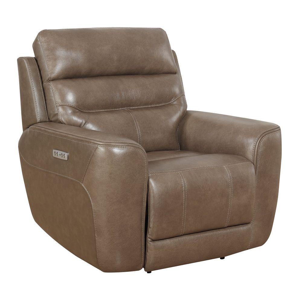 Marcella Genuine Leather Power Recliner Chair