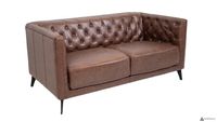 Arianna Faux Leather Loveseat