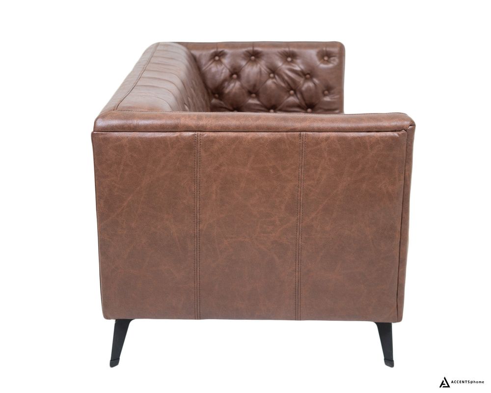 Arianna Faux Leather Loveseat