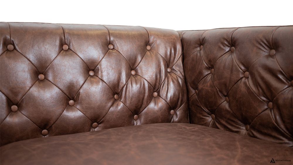 Arianna Faux Leather Loveseat