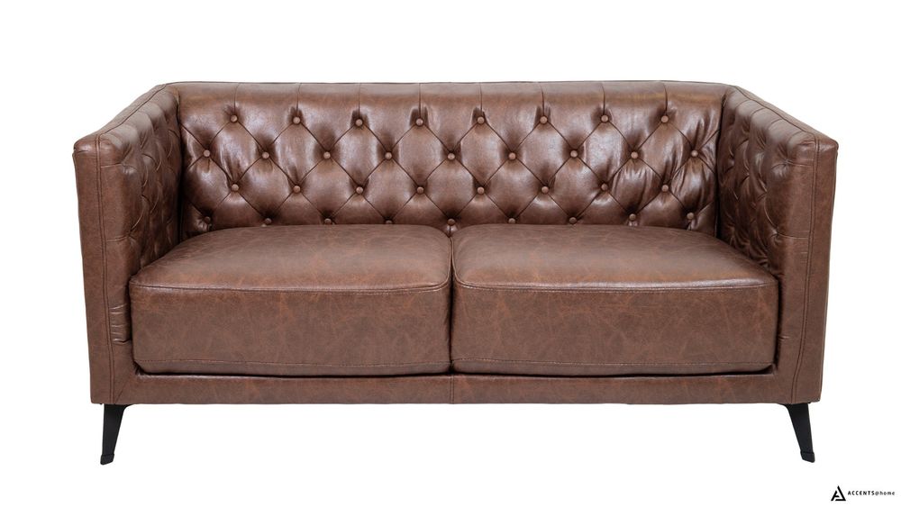 Arianna Faux Leather Loveseat