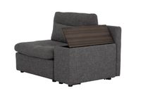 Morgan Modular Sectional Reversible Arm Chair with Console