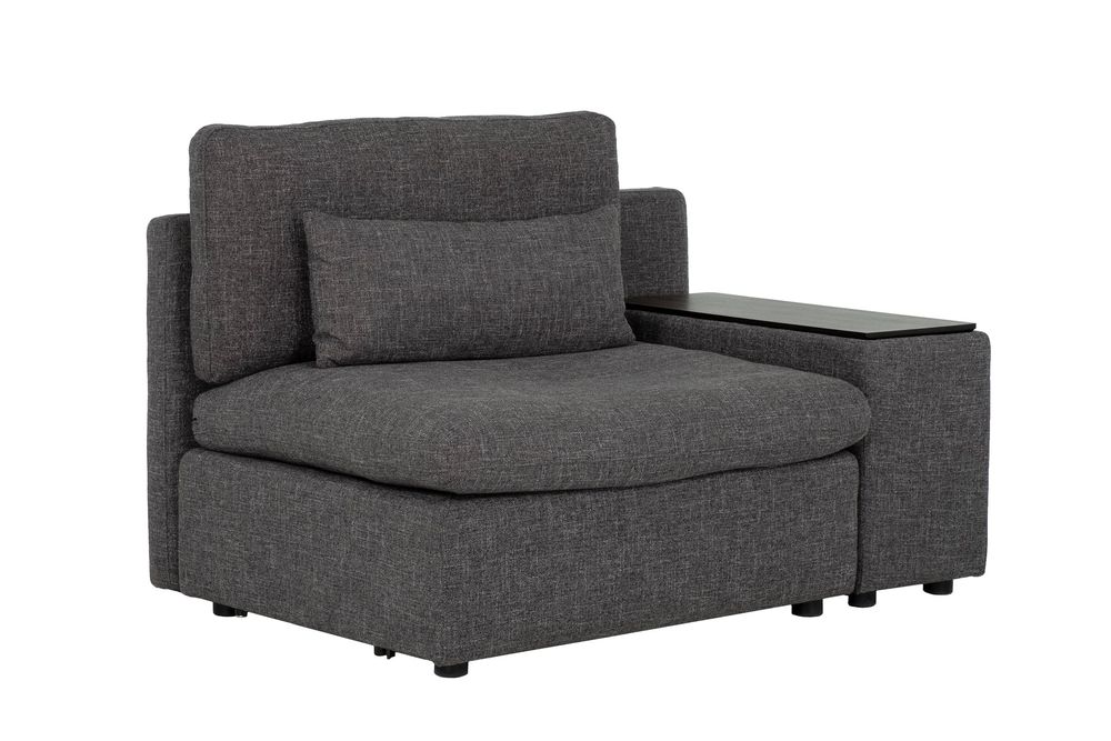 Morgan Modular Sectional Reversible Arm Chair with Console