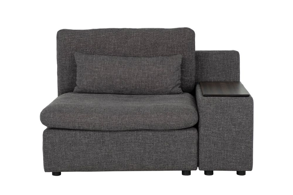 Morgan Modular Sectional Reversible Arm Chair with Console