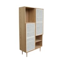 Cane Bookcase - Natural