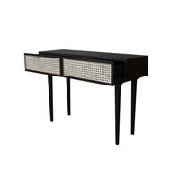 Cane Console Table