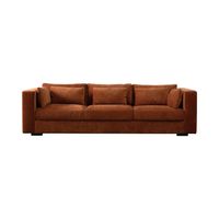 Las Vegas Clive Sofa - Terracotta Chenille