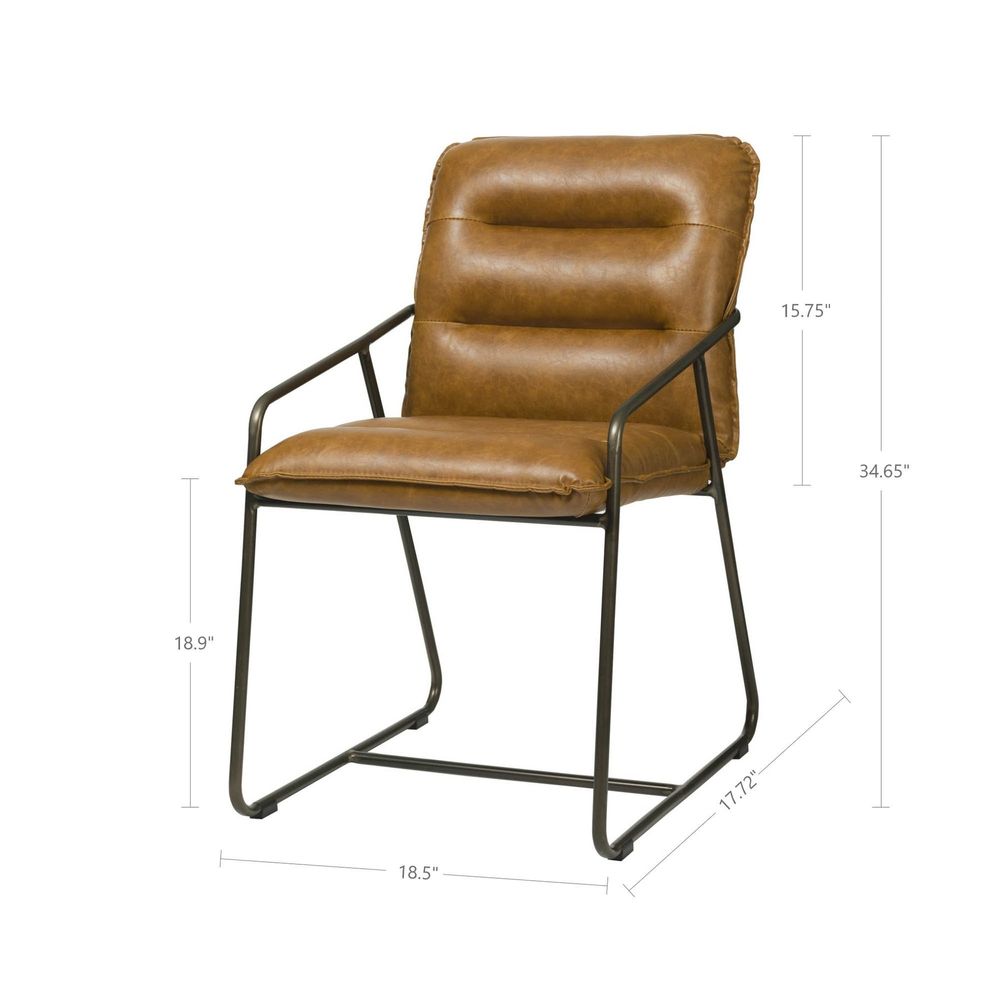 Pullman Side Chair - Tan Brown