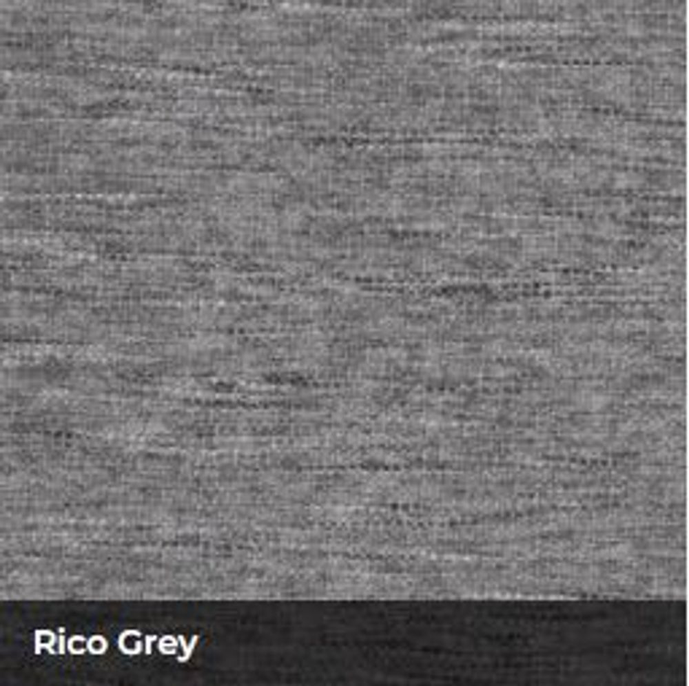 Luxor Fabric Sofa - Rico Grey