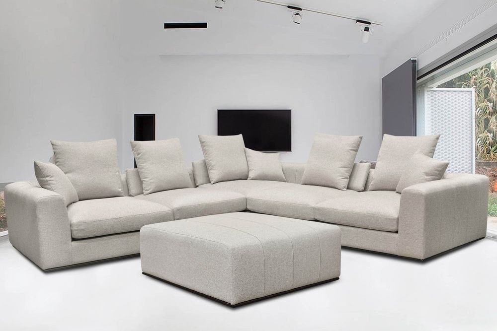 Sullivan Sectional LHF Sofa - Alba Stone