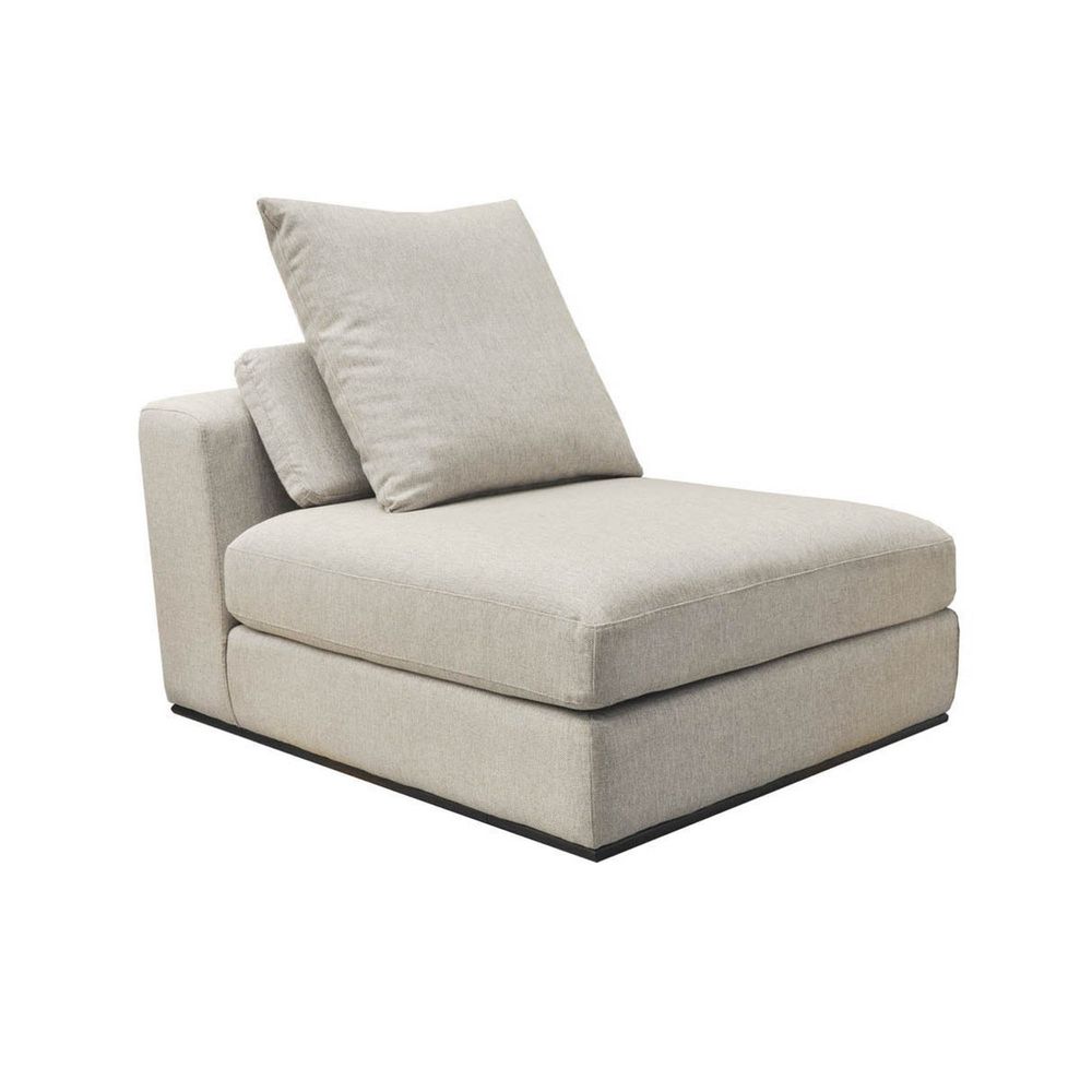 Sullivan Sectional Armless - Alba Stone