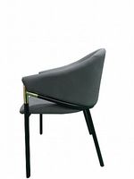 Celina Dining Chair Grey Faux Leather