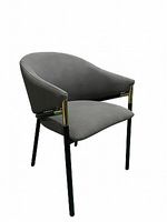 Celina Dining Chair Grey Faux Leather