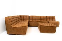 Scoop loveseat - Brown