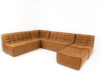 Scoop loveseat - Brown