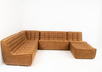 Scoop loveseat - Brown