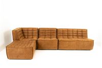 Scoop loveseat - Brown