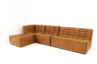 Scoop loveseat - Brown