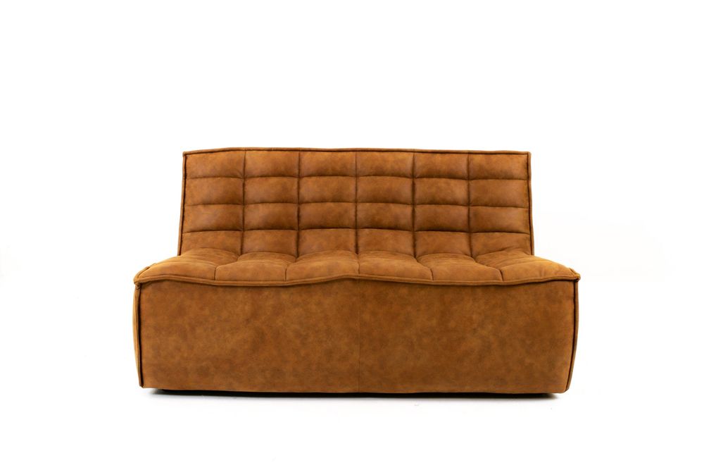 Scoop loveseat - Brown