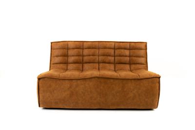 Scoop loveseat - Brown