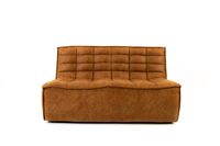 Scoop loveseat - Brown