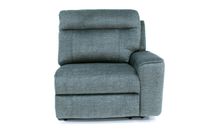 CHARLESTON FABRIC POWER RECLINING 6 PIECE SECTIONAL- GREY