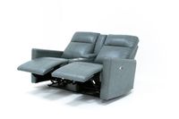 Mitchell Power Recliner Console Loveseat - Slate