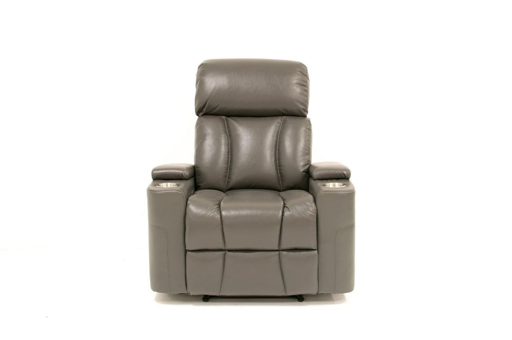 Aviator Leather Gel Power Recliner Chair