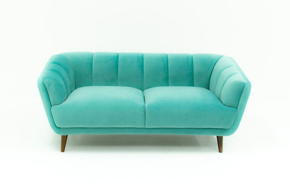 Sable Loveseat-Teal