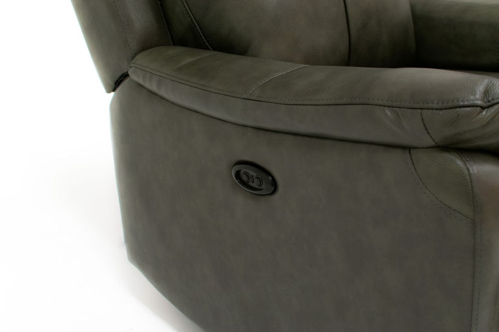 Stuart Power Reclining Genuine Leather Chair