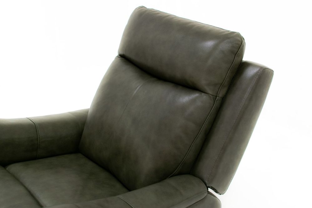 Stuart Power Reclining Genuine Leather Chair