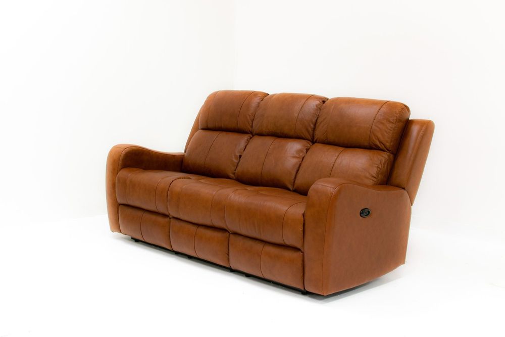 Cortana Power Reclining Genuine Leather Sofa