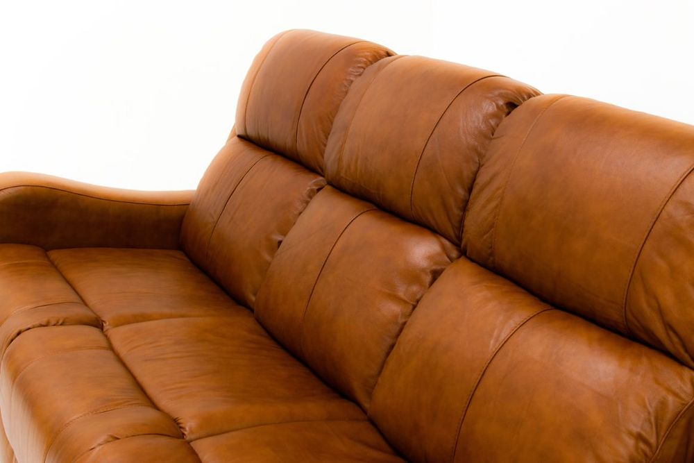 Cortana Power Reclining Genuine Leather Sofa