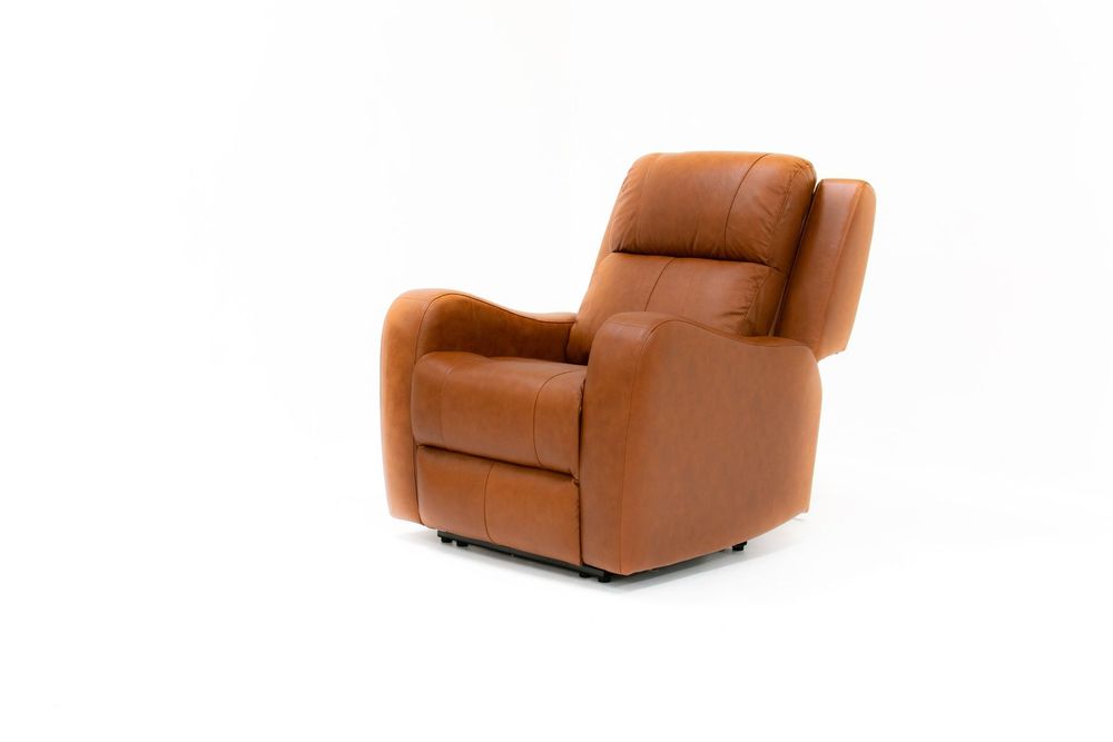 Cortana Power Reclining Genuine Leather Chair