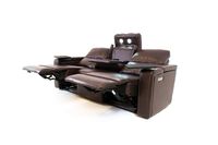 Otis Real leather Power Reclining Sofa - Chocolate