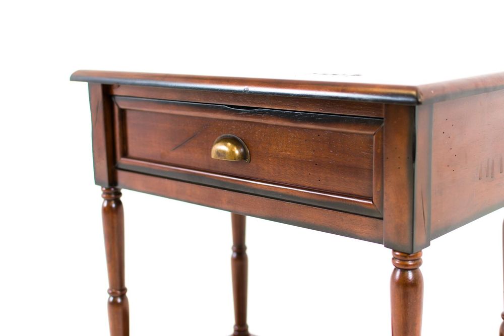 Single Drawer Entryway Table  - Mahogany