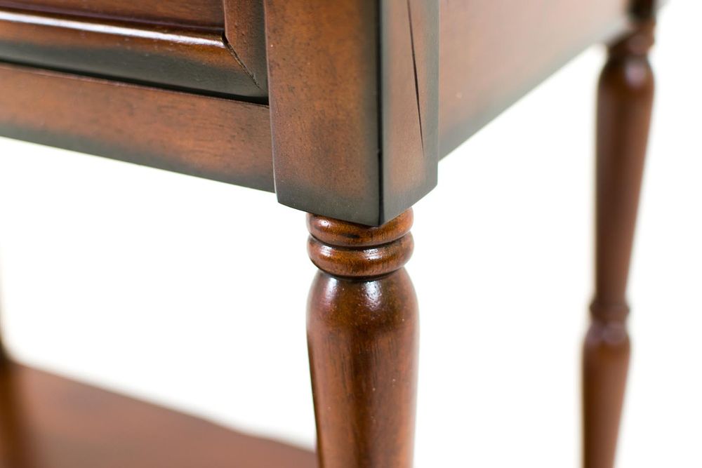 Single Drawer Entryway Table  - Mahogany