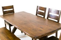 Alston Solid Wood 6pcs Dining Set