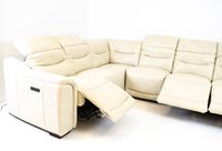 Osler 6pc Modular Reclining Sectional Leather Gel