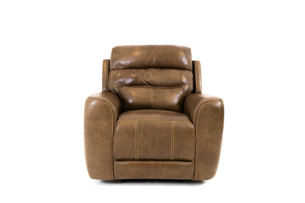 Marcella Genuine Leather Power Recliner Chair