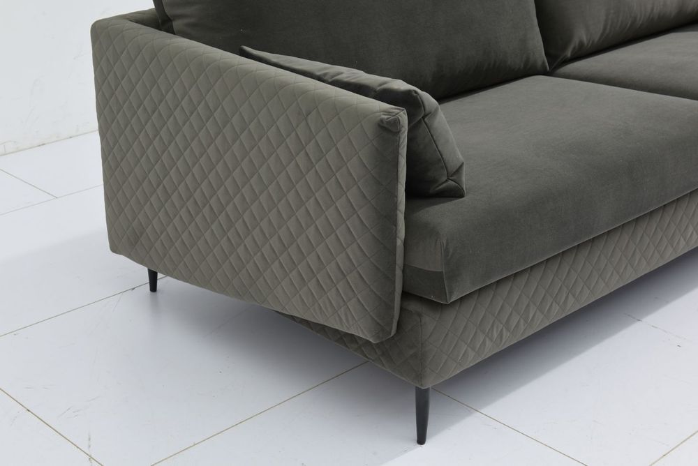 Nico Fabric Sofa - Grey